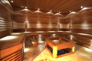 Piscine si saune - interior sauna butoi